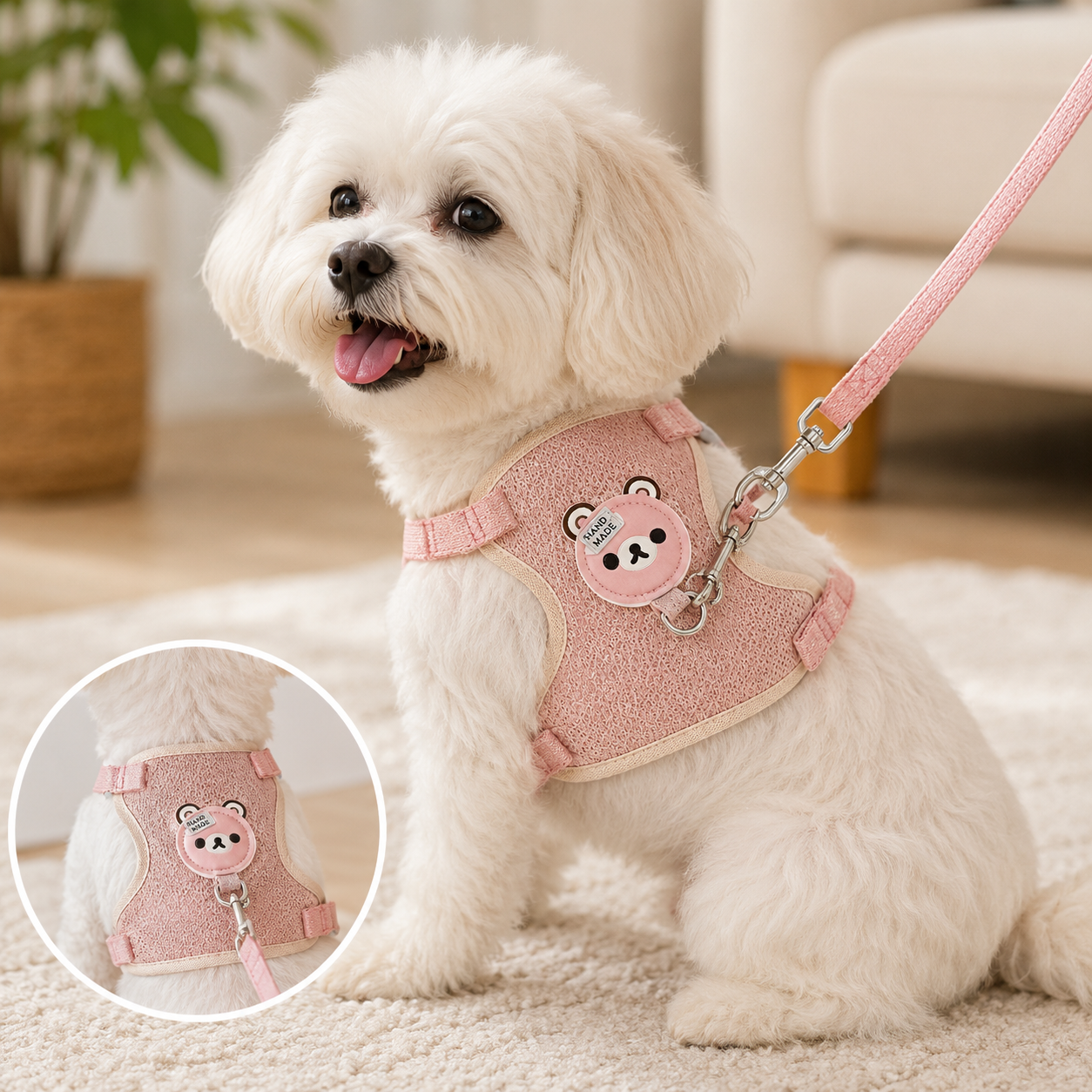 Adjustable Pet Harness & Leash Set