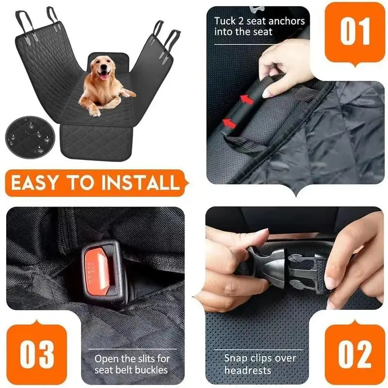 Orange Hard Board Pet Mat